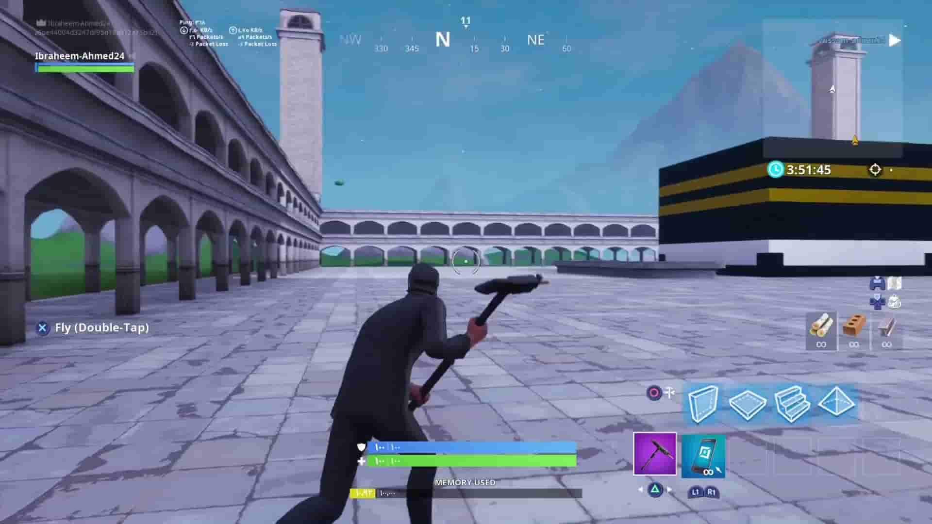 Foto: Tangkapan layar game online Fortnite yang disikapi tegas oleh Lembaga Fatwa Al-Azhar.