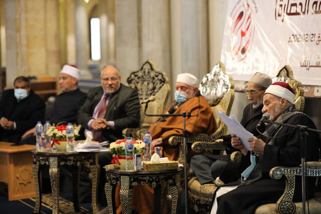 FOTO: Para ulama sepuh Al-Azhar dalam forum ilmiah Haiah Kibar Ulama di Masjid Al-Azhar. (Al-Azhar)