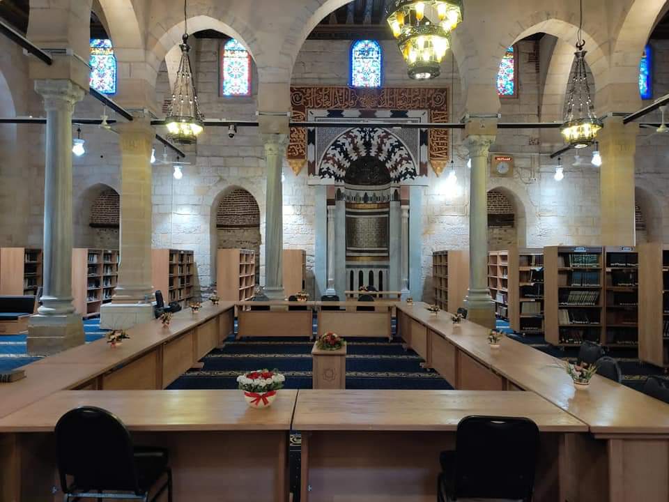 FOTO Perpustakaan baru di Masjid Al-Azhar Kairo Mesir (Facebook Al-Azhar)