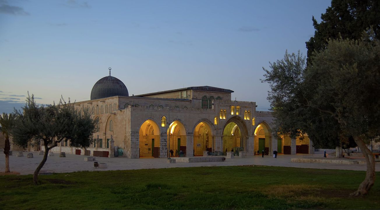 FOTO Masjid Al-Aqsa di Palestina. (Usaid)