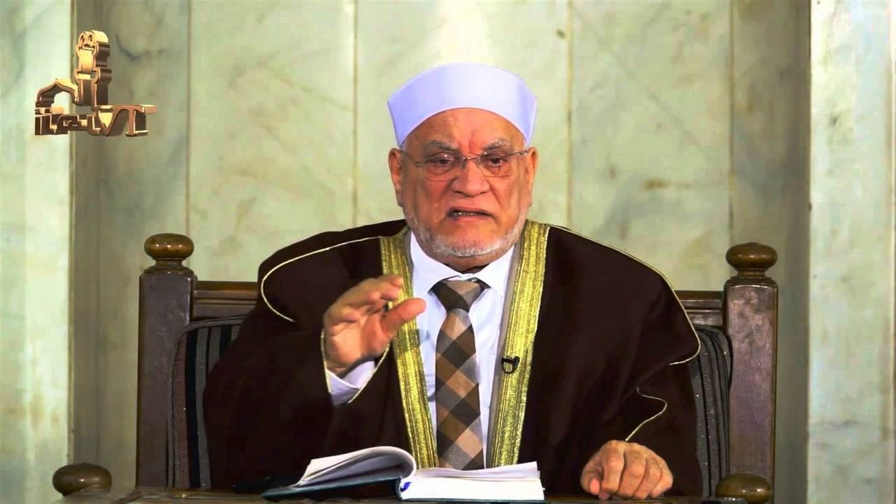 FOTO Syekh Ahmad Umar Hasyim di pengajian Masjid Al-Azhar. (AzharTV)