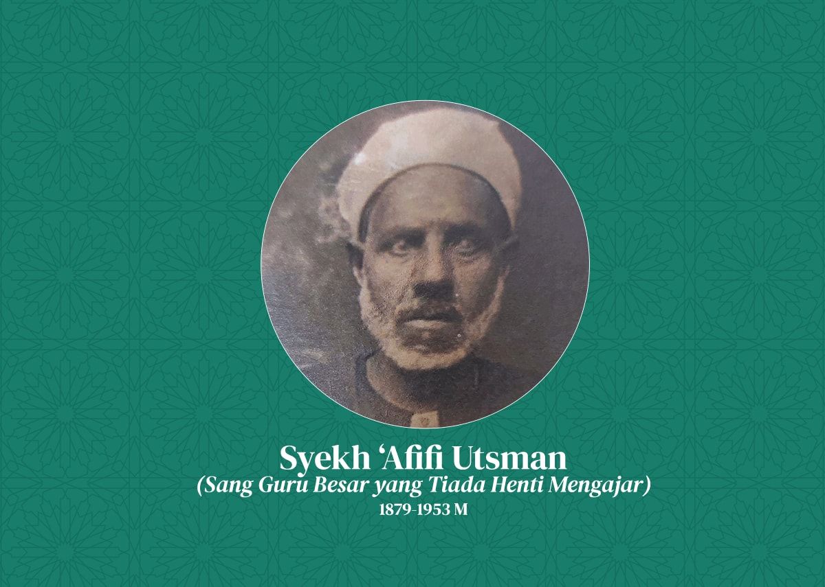 FOTO Syekh 'Afifi Utsman salah satu guru besar dan pengajar pionir di Universitas Al-Azhar (Istimewa)