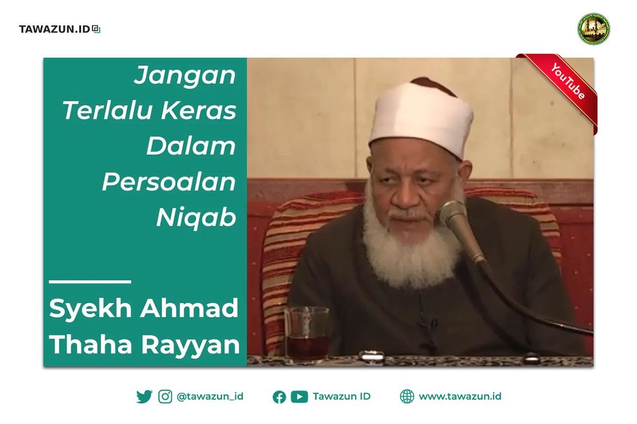FOTO Syekh Ahmad Thaha Rayyan menjawab persoalan hukum niqab