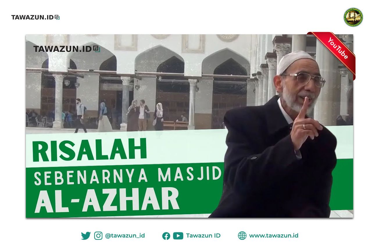 FOTO Syekh Ahmad Ma'bad Abdulkarim di Masjid Al-Azhar, Kairo.