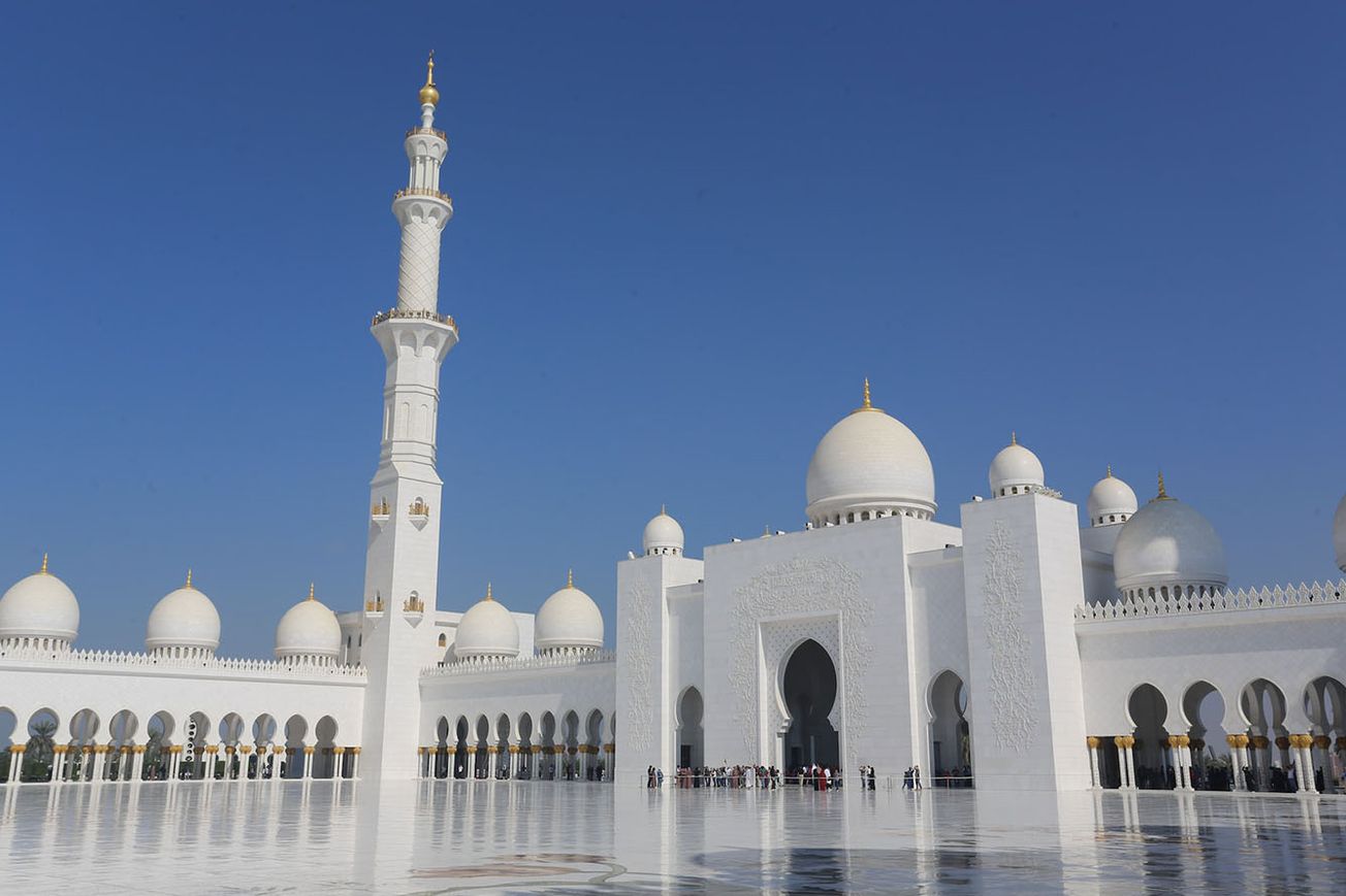 FOTO Masjid Sheikh Zayed, Abu Dhabi, Uni Emirat Arab (Unsplash/Grace Zhu)