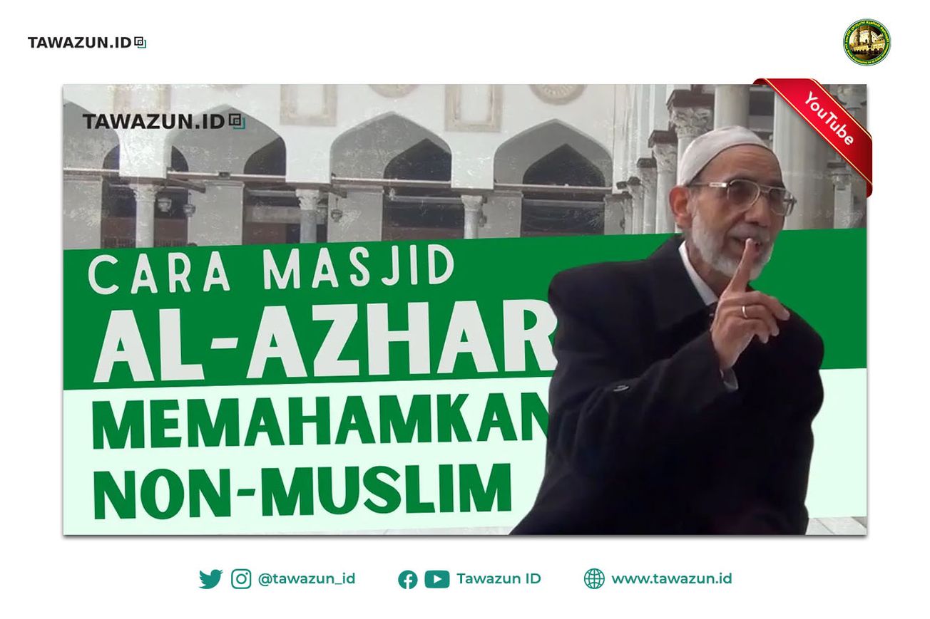 FOTO Syekh Ahmad Ma'bad Abdulkarim di Masjid Al-Azhar.