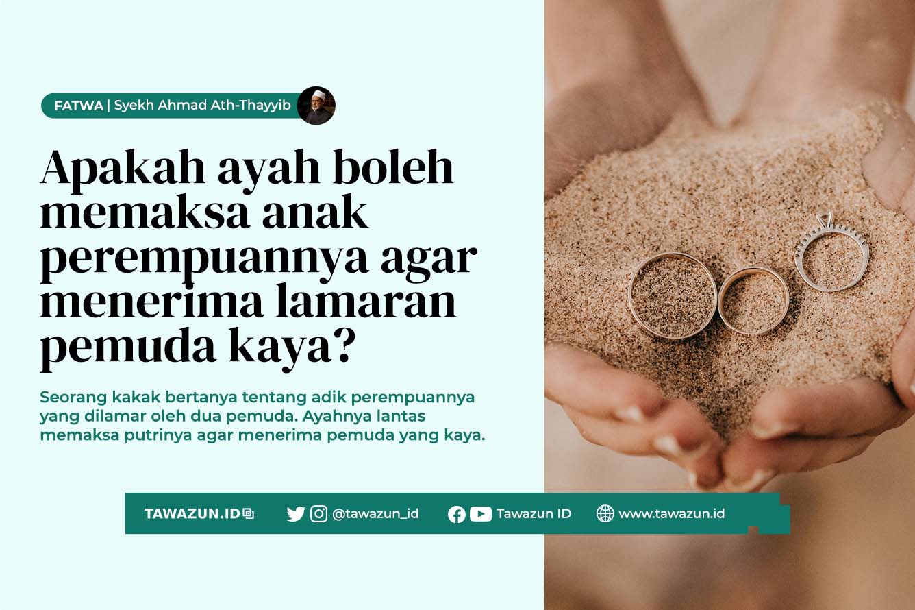 FOTO Ilustrasi hukum ayah memaksa anak perempuannya menerima lamaran