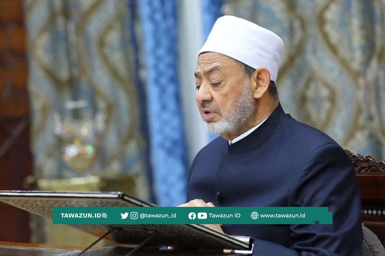 FOTO Imam Akbar Prof. Dr. Ahmad Ath-Thayyib, pemimpin tertinggi Al-Azhar.