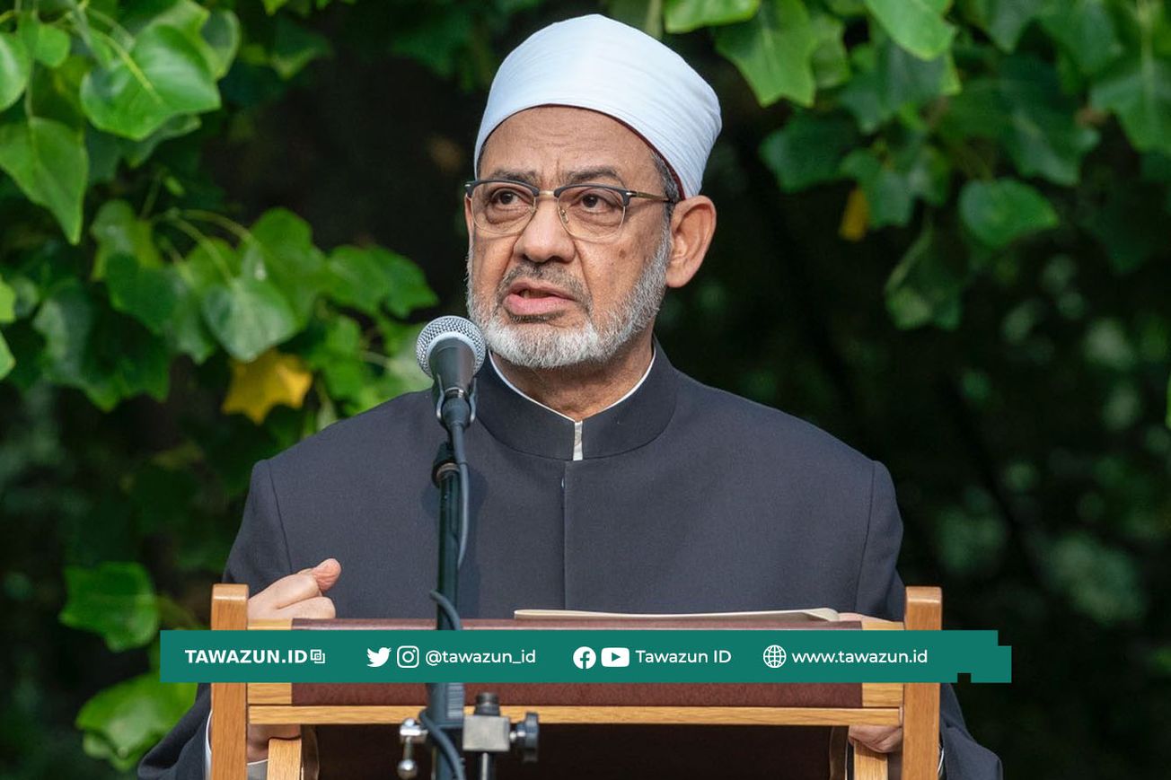 FOTO Imam Akbar Prof. Dr. Ahmad Ath-Thayyib, pemimpin tertinggi Al-Azhar.