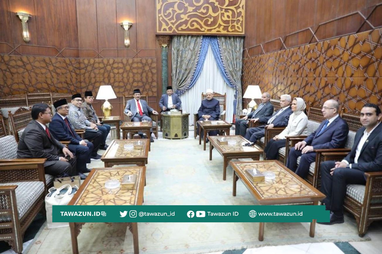 FOTO Pertemuan Ketua BAZNAS RI dengan Syekhul-Azhar di Masyakhah Al-Azhar, Kairo, Mesir.