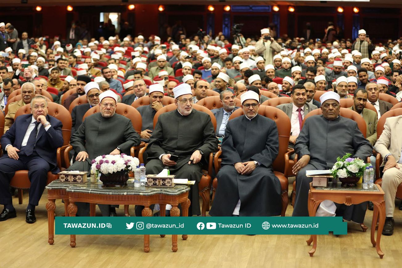 FOTO Muktamar Fakultas Dakwah Islamiyyah Universitas Al-Azhar di Gedung Al-Azhar Conference Center, Kairo.