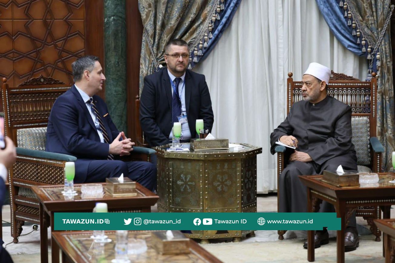 FOTO Pertemuan Presiden Bosnia dan Herzegovina dengan Imam Akbar.