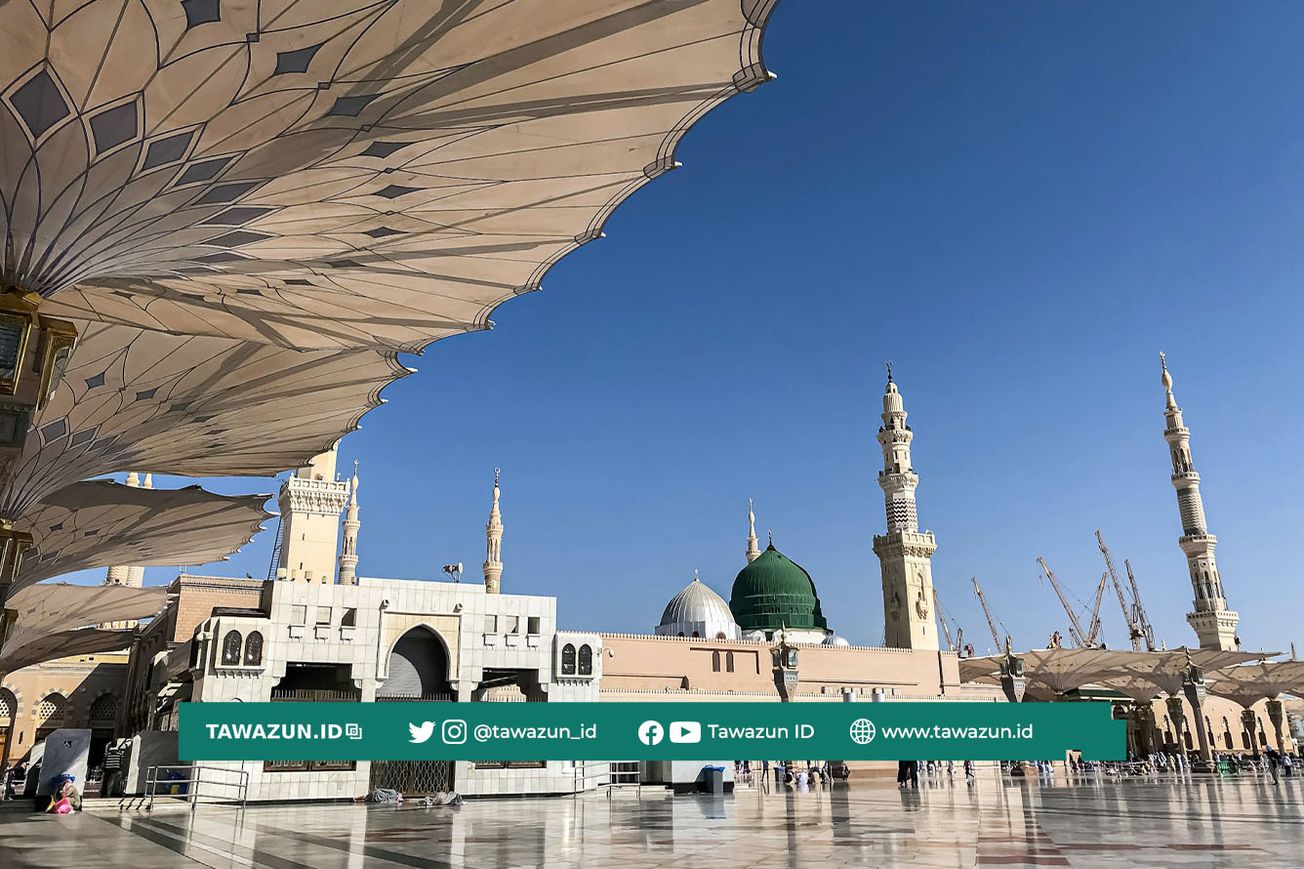 FOTO Masjid Nabawi di Al-Madinah Al-Munawwarah. (Unsplash/Mishaal Zahed)