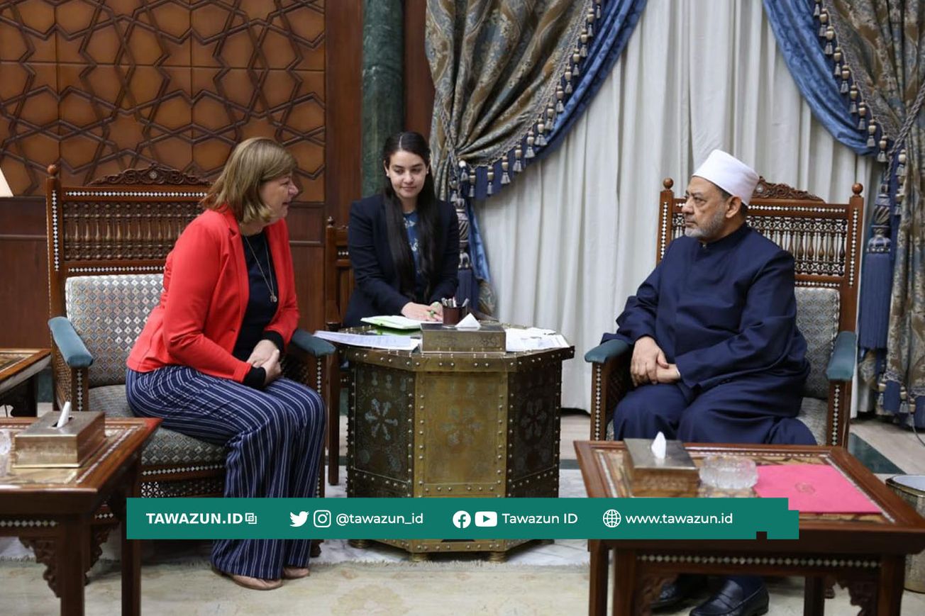 FOTO Dubes Denmark menemui Imam Akbar Syekhul-Azhar Prof. Dr. Ahmad Ath-Thayyib. (Al-Azhar)