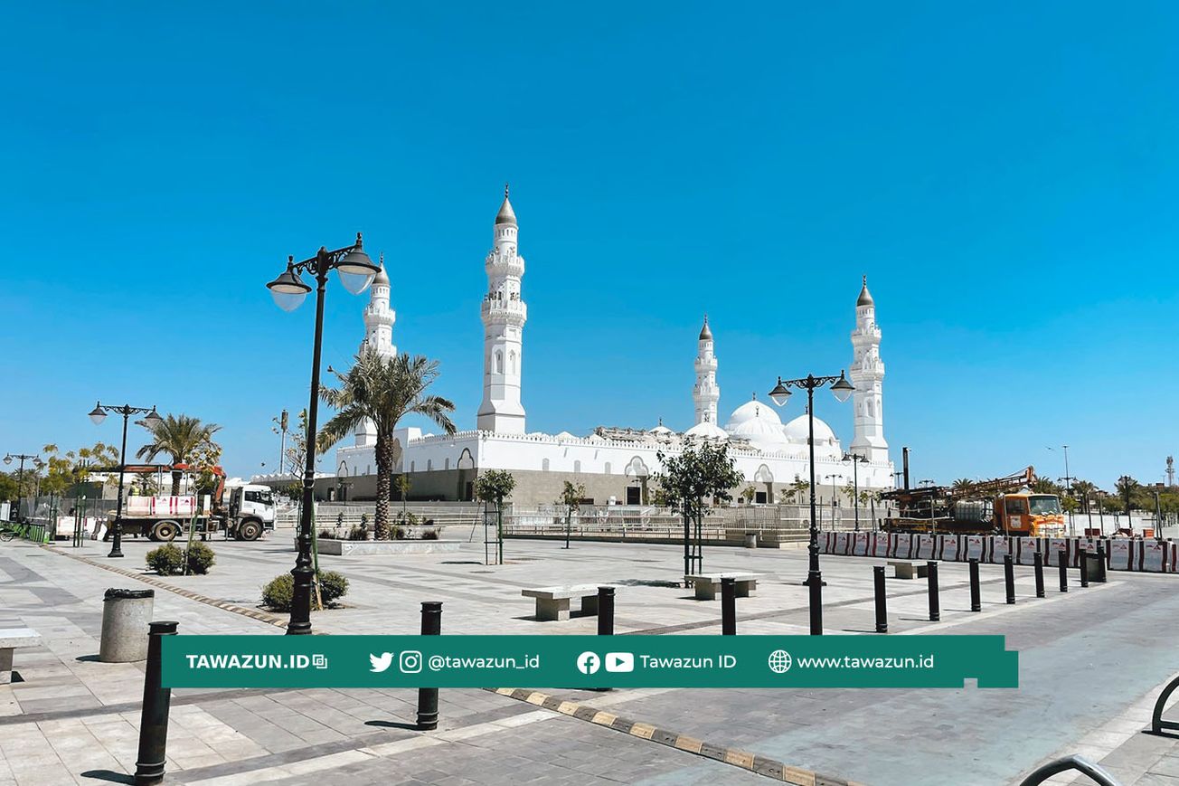 FOTO Masjid Quba di Madinah Al-Munawwarah (Unsplash/Oomar Dooreemeah)