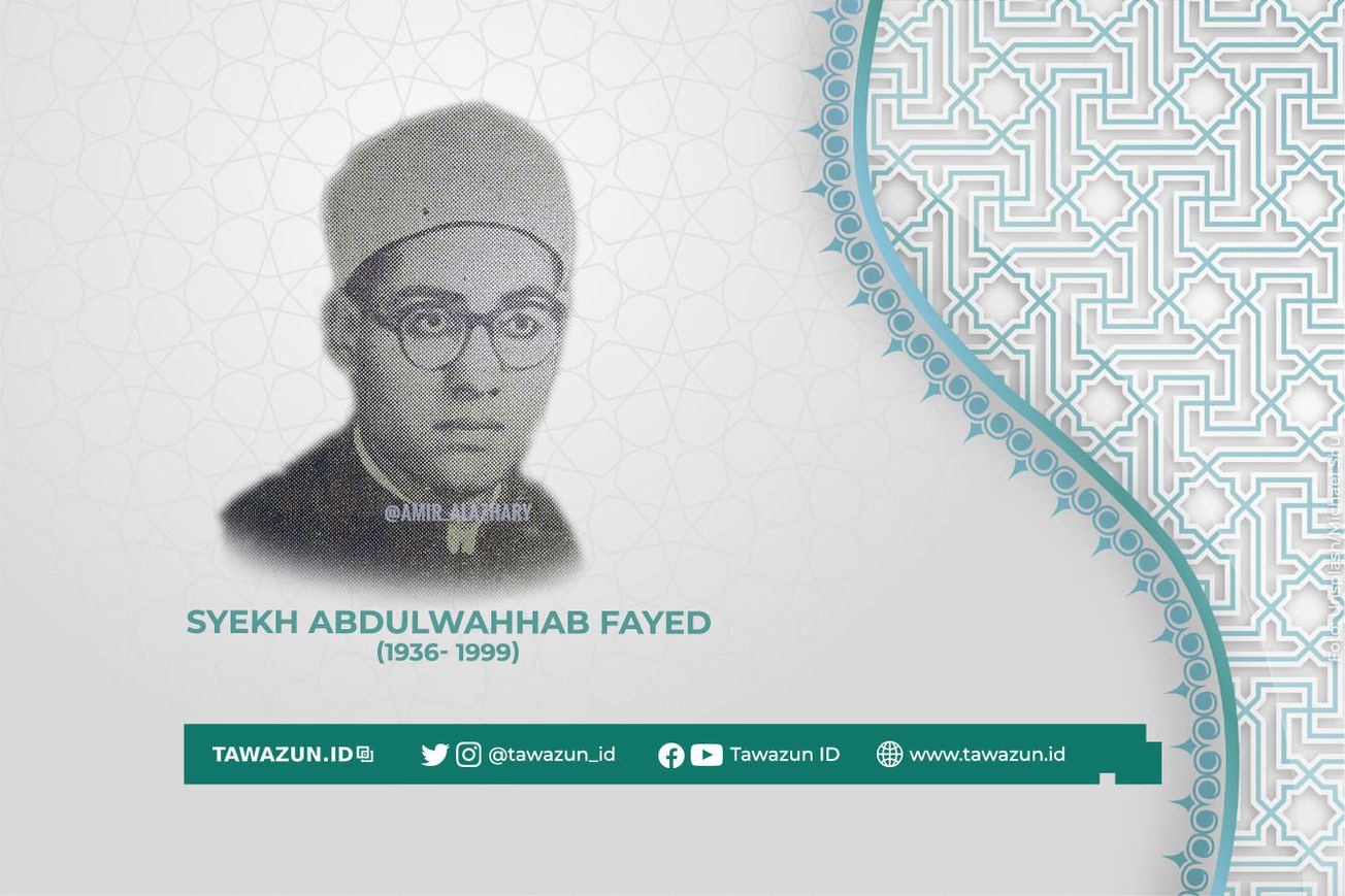 FOTO insert potret Syekh Abdulwahhab Fayed. (dok. penulis)
