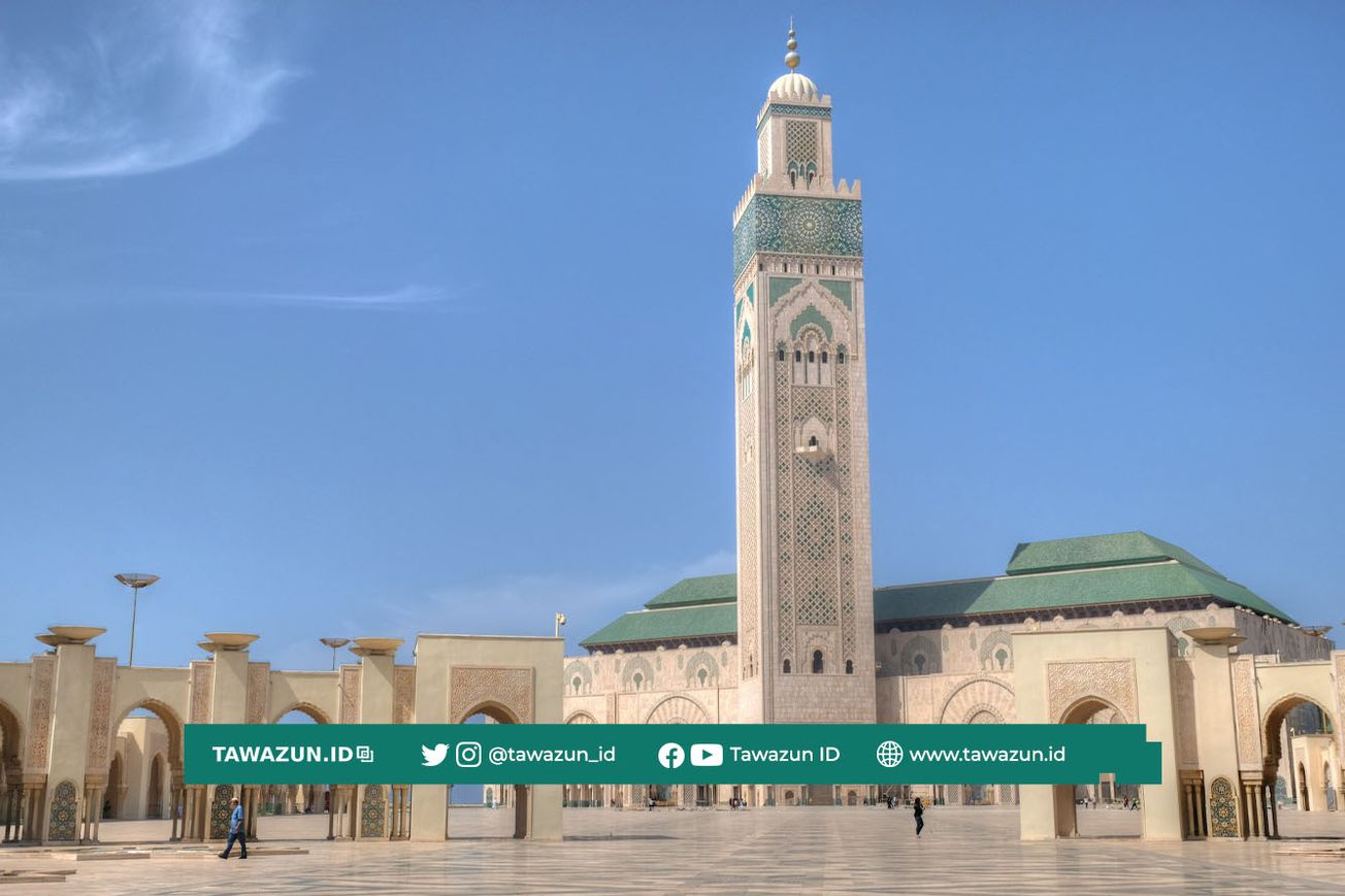 FOTO Masjid Hasan II di Casablanca, Maroko. (Unsplash/Hansjuergen)