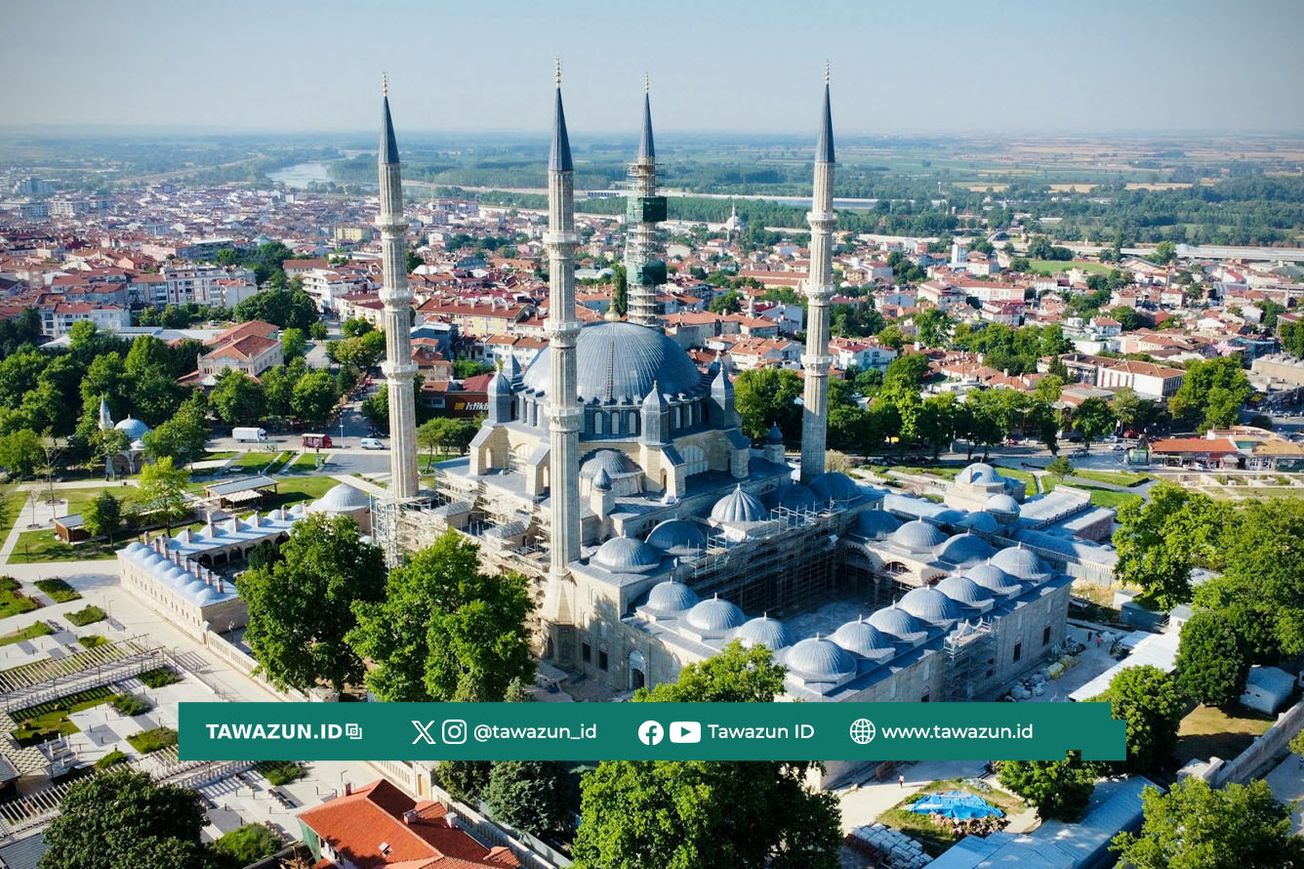 FOTO Masjid Selimiye, Provinsi Edirne, Turkiye. (Unsplash/Maarten van den Heuvel)