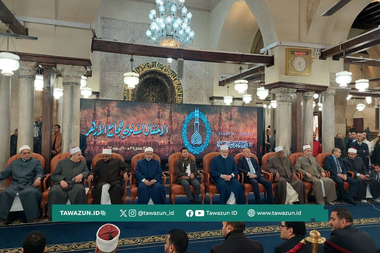 FOTO Para tokoh dan ulama yang hadir dalam perayaan hari jadi Al-Azhar yang ke-1985 tahun.