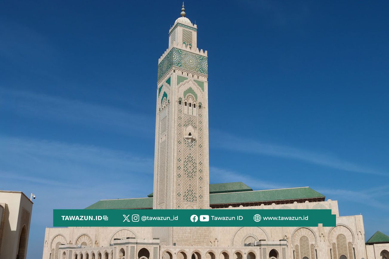 FOTO Masjid Hasan II, Casablanca, Maroko. (Unsplash/Hongbin)