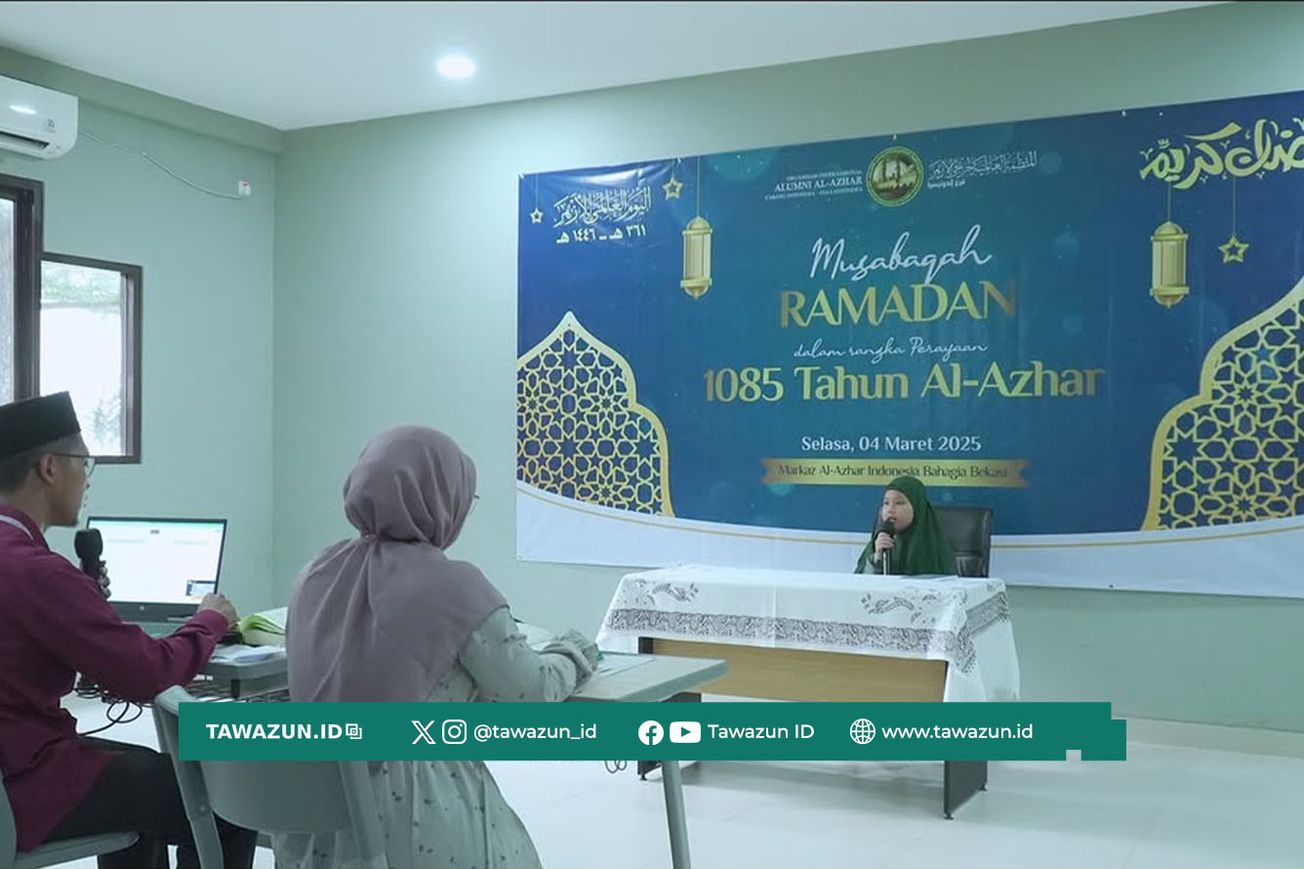FOTO Salah satu sesi lomba yang digelar OIAA Indonesia dalam rangka perayaan 1085 tahun Al-Azhar.
