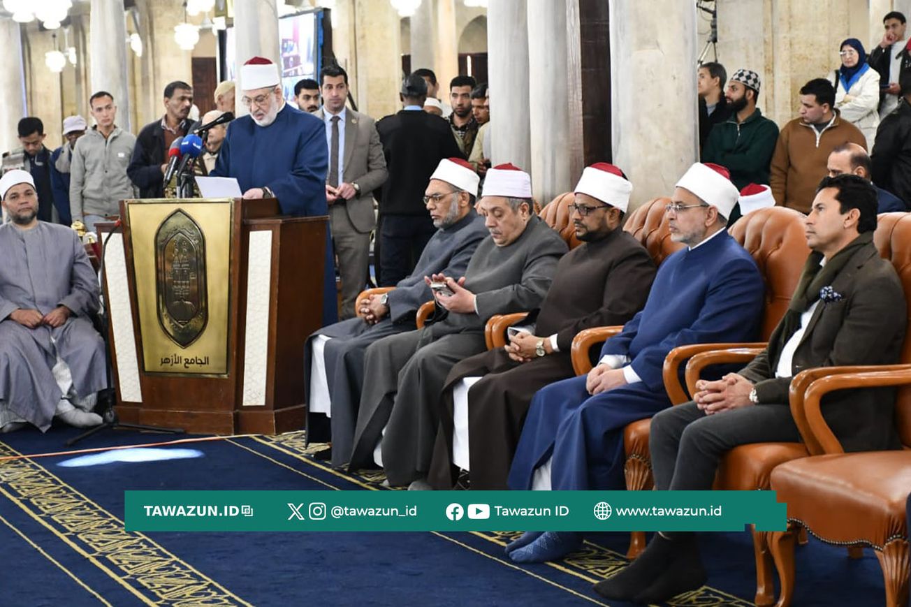 FOTO Pidato Wakilul-Azhar Syekh Muhammad Adh-Dhuwaini dalam perayaan hari lahir Al-Azhar ke-1085.