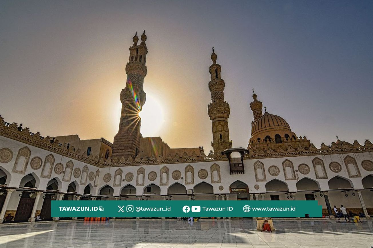 FOTO Masjid Al-Azhar di Kairo, Mesir.