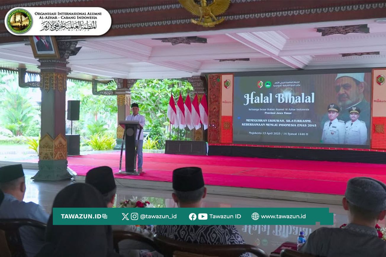 FOTO Halalbihalal OIAA Jawa Timur di kompleks Kantor Kabupaten Mojokerto, Jawa Timur.