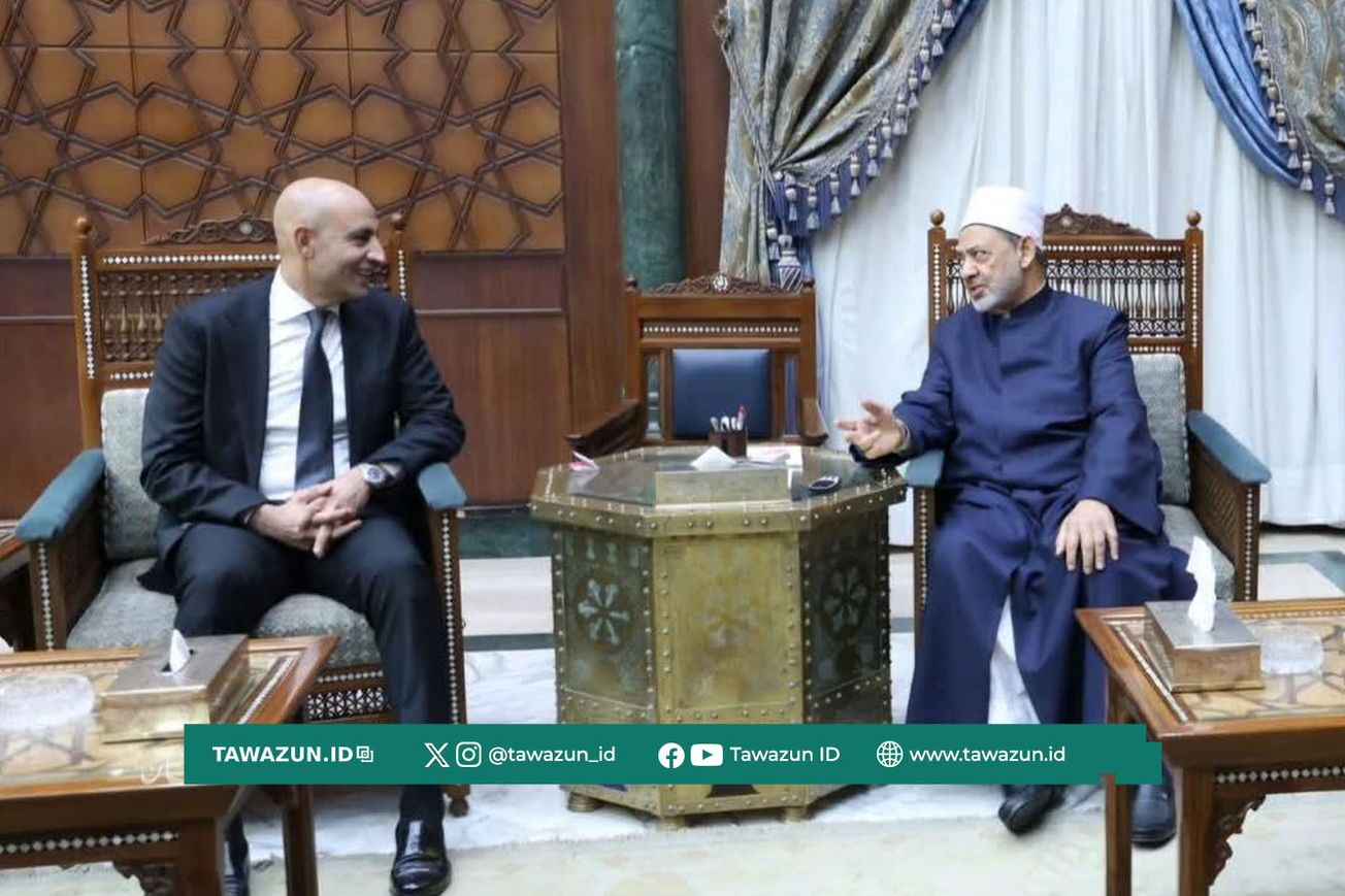 FOTO Pertemuan Imam Akbar dan Menteri Pendidikan Mesir.