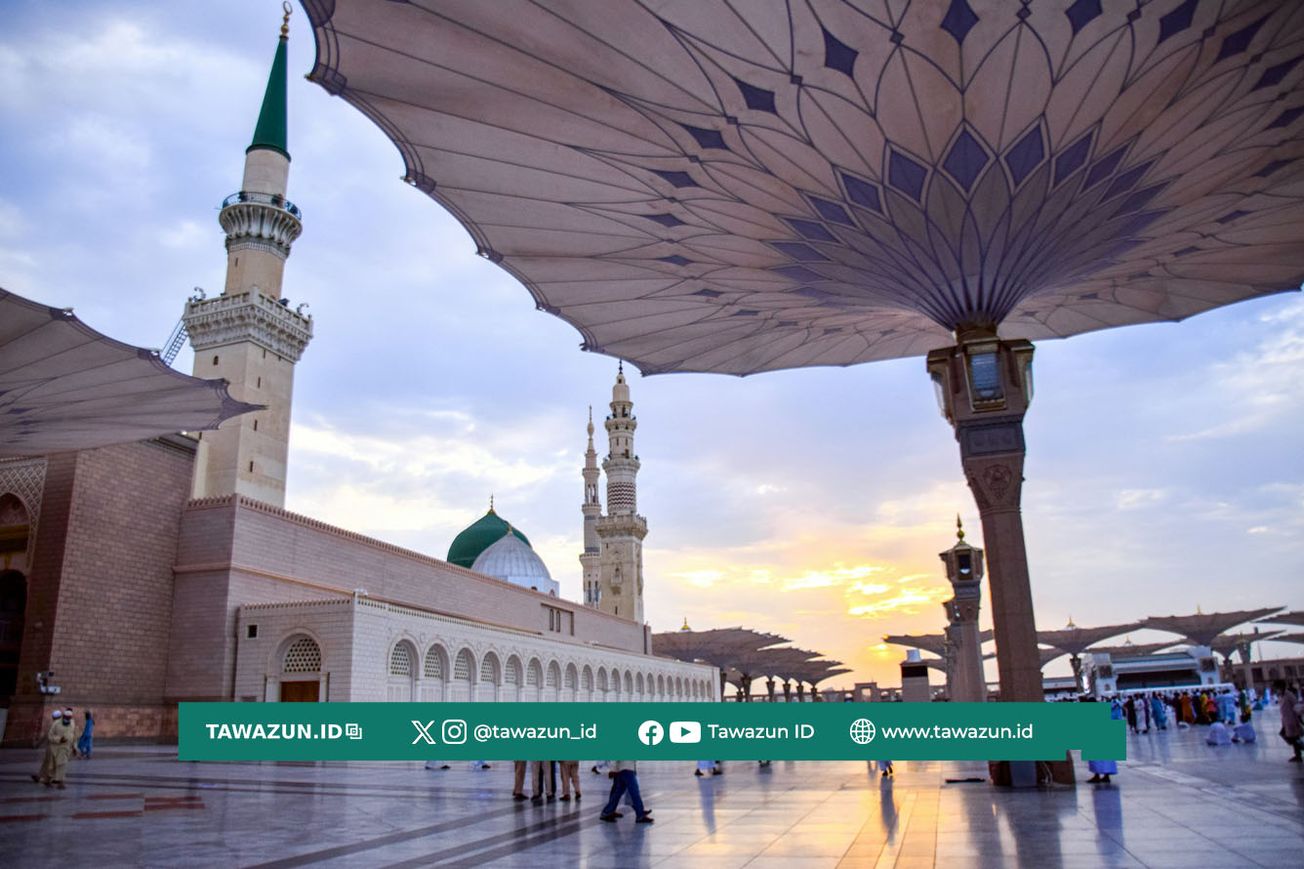 FOTO Masjid Nabawi di Al-Madinah Al-Munawwarah (Unsplash/Haidan)