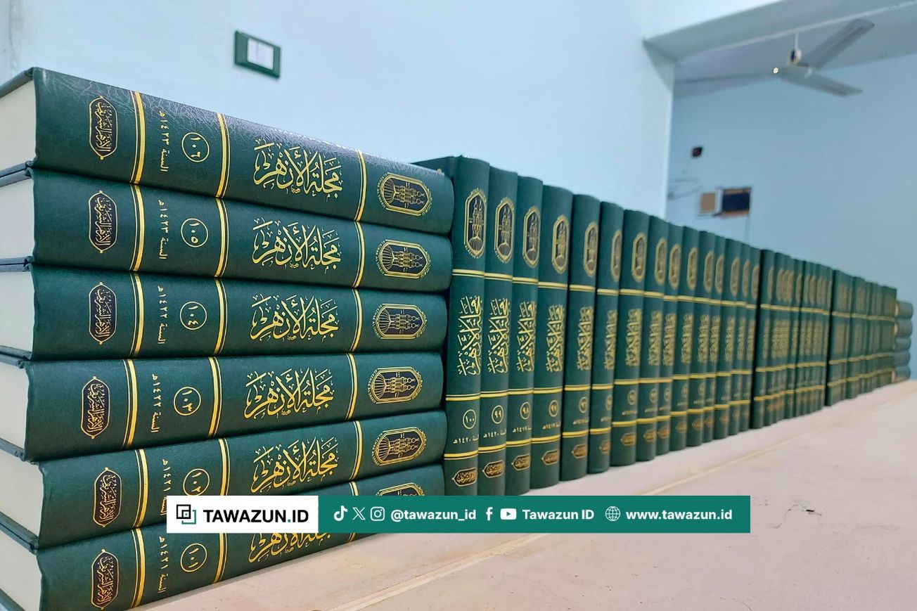 FOTO Majalah Al-Azhar yang dikompilasikan oleh Al-Azhar selama 75 tahun. (Properti Mujawirin)