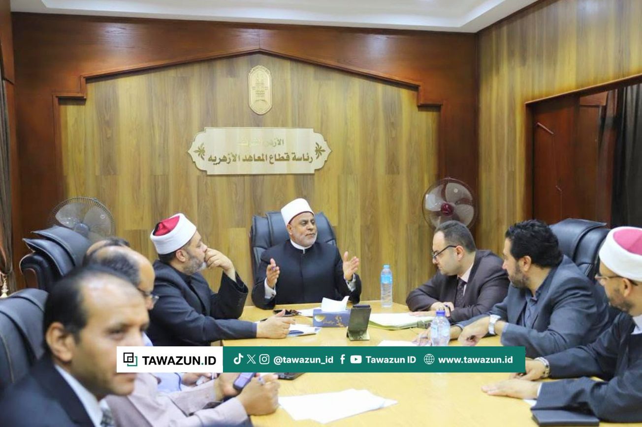 FOTO Persiapan pendirian institut kaligrafi di Al-Azhar Mesir.